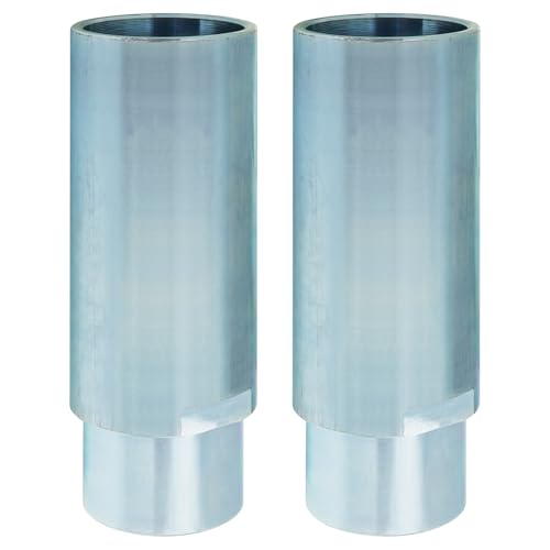 Two 6" Stack Adapters Fit for 2 Post Car Lift with 60mm ID. Mounting Hole, Compatible with Challenger Two Post Automotive Lifts