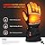 RARE SPACE Heated Gloves for Men Women -7.4V Fast Heating, Waterproof & Upgrade Non-Slip Electric Heating Glove for Motorcycling, Hunting, Skiing, Outdoor Work (X-Large)