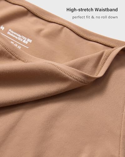 Image of INLYRIC Women's Inbarely Soft Full Briefs - Mid Waist Underwear Breathable Stretch Tagless Ladies Panties 3 Pack