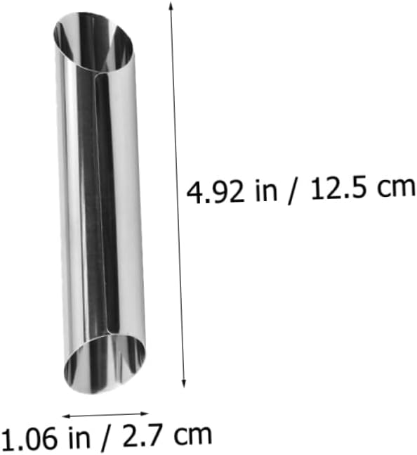15pcs Stainless Steel Croissants Baking Molds Non-stick Horn Pastry Tools for Home and Food-grade Baking Supplies for Croissant Desserts