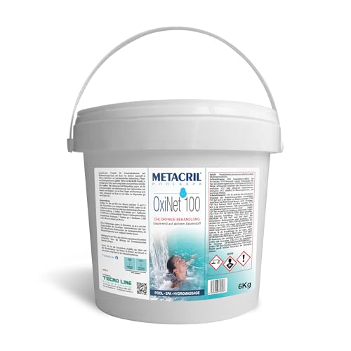 Metacril OxiNet 100, Oxígeno Activo en tabletas de 100 g, Ideal para Piscinas o bañeras de...