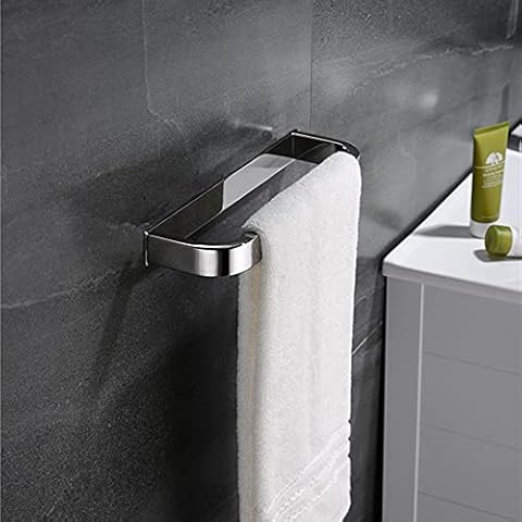 Melairy SUS 304 Stainless Steel Towel Ring Chrome Finish Self adhesive Bathroom Towel Rack,for Toilet and Bathroom Cover
