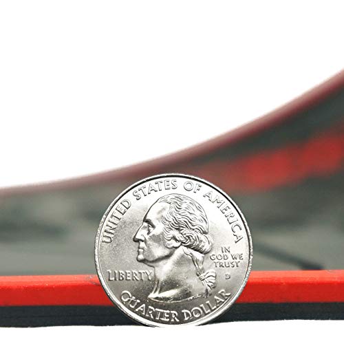 Biosp Floor Mats Replacement For Seltos 2020 2021 2022 2023 Heavy Duty Odorless Washable Rubber All Weather Floor Liners Front And Rear Row Set Black Red #TOP6