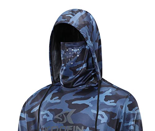 Performance Hooded Fishing Shirt Long Sleeve Hoodie Sun Protection2