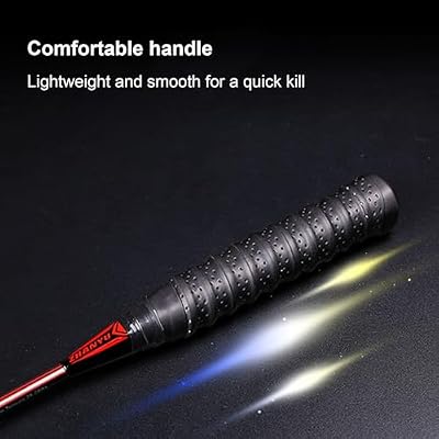 Badminton Racket Set of 2,Including 2 Racquet,2 Shuttlecocks,1 Carrying Bag,Complex Carbon Fiber High Repulsion All-Round Durable Training Badminton Rackets,Pre-Strung 4U