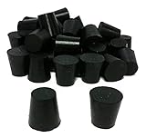 GSC International RS-3 Black Stoppers Rubber, #3 Solid, 1 lb.