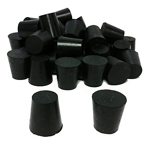 GSC International RS-3 Rubber Stoppers, Size 3, Solid (1-Pound Pack)