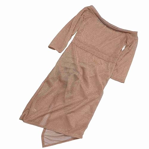 Vestido Feminino, Bodycon Feminino Com Divisão na Coxa para Senhora para Encontro (M)