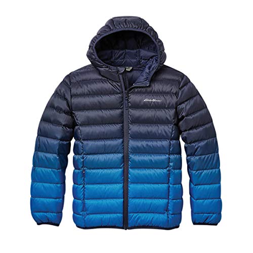 Eddie Bauer Kids Down Jacket - Hooded, Down Outerwear | Cobalt, Large