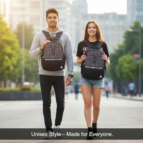 Image of Goldfinch Laptop Backpack Bag for Men & Women | 25L Water Resistant with Hidden Pockets 2 Main Compartments, Front Chain Pocket, Multi Organizer for School, Office, Travel