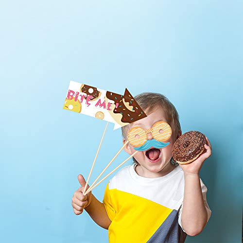 Cc Home Donut Birthday Party Supplies,Donut Photo Booth Props For Girls,Birthday Party,Baby Shower,New Year,Christmas Party Decorations Supplies #TOP2