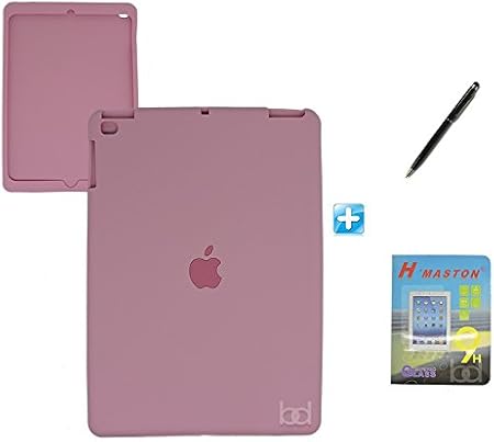 Kit Capa Silicone Emborrachada Design iPad Air (iPad 6)/Caneta Touch +  Película de Vidro (Rosa) | Amazon.com.br