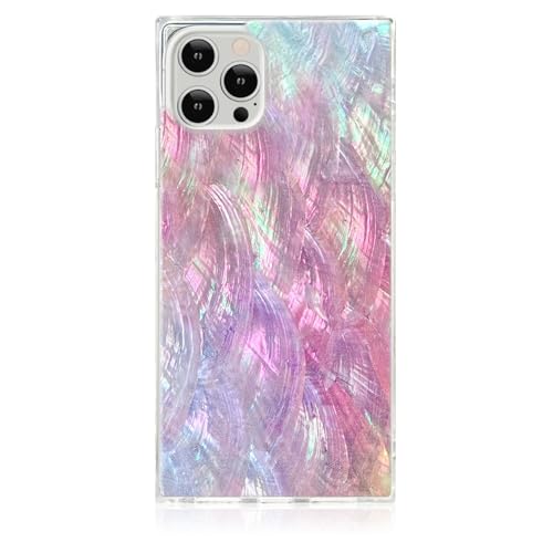 FLAUNT Square protective case for iPhone 12 Pro Max (Pink Mother of Pearl)