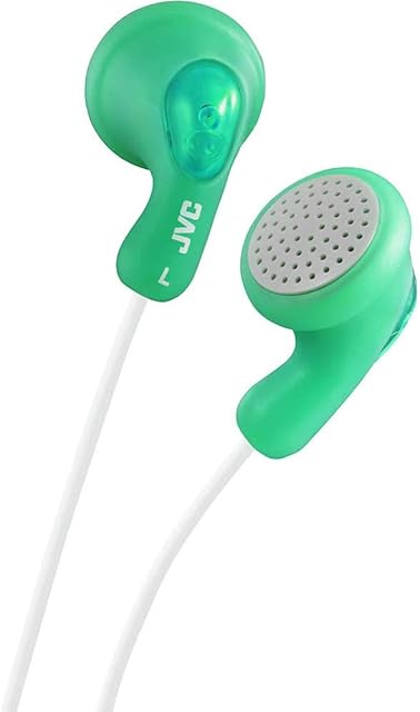 JVC HAF14 Gummy in-Ear Stereo Earbuds (Green)