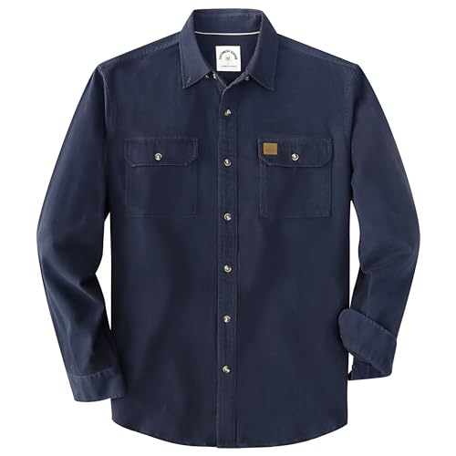 Chemise en jeans homme Dubinik en pur coton denim western durable