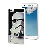 Star Wars Disney DISSW0002 Funda para teléfono móvil Negro, Blanco - Fundas para teléfonos móviles (Funda, Huawei, P8 Lite, Negro, Blanco)