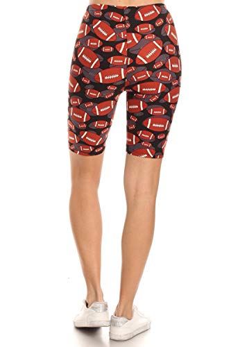 Image of Leggings Depot Women's Fashion Biker Shorts Popular Prints BAT1