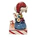 Enesco Jim Shore Peanuts Santa Snoopy with Christmas List and Toy Bag Figurine, 3.97 Inch, Multicolor