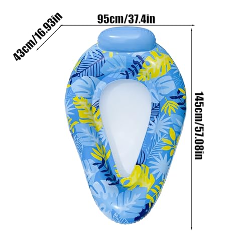 Natation et détente sur l'eau avec ce grand matelas