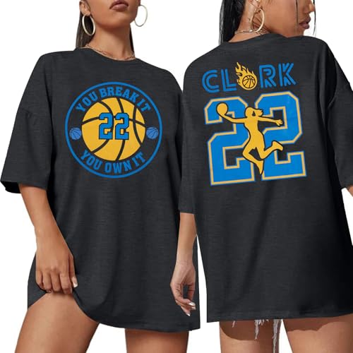 Women Basketball Shirt Oversized Basketball Mom Shirts You Break It You Own It Tee Basketball Lover Gifts Tops