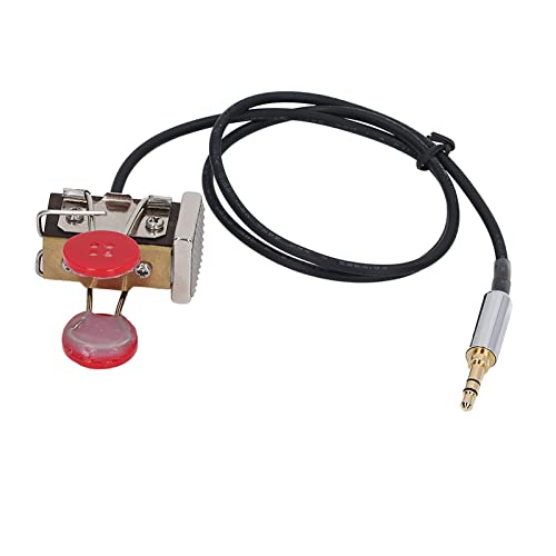 Tecla automática CW Morse de latón portátil mini miniatura 3