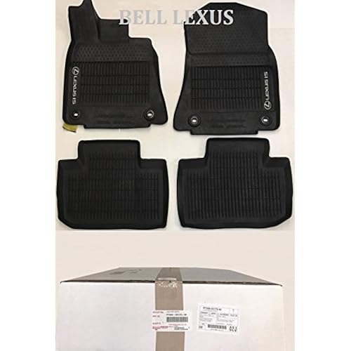 LEXUS OEM Factory All Weather Floor MAT Liner Set 14-18 IS350 IS250 IS300 RWD