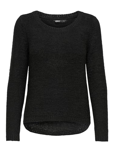 ONLY Damen Onlgeena Xo L/S KNT Noos Pullover,Schwarz (Black),38...