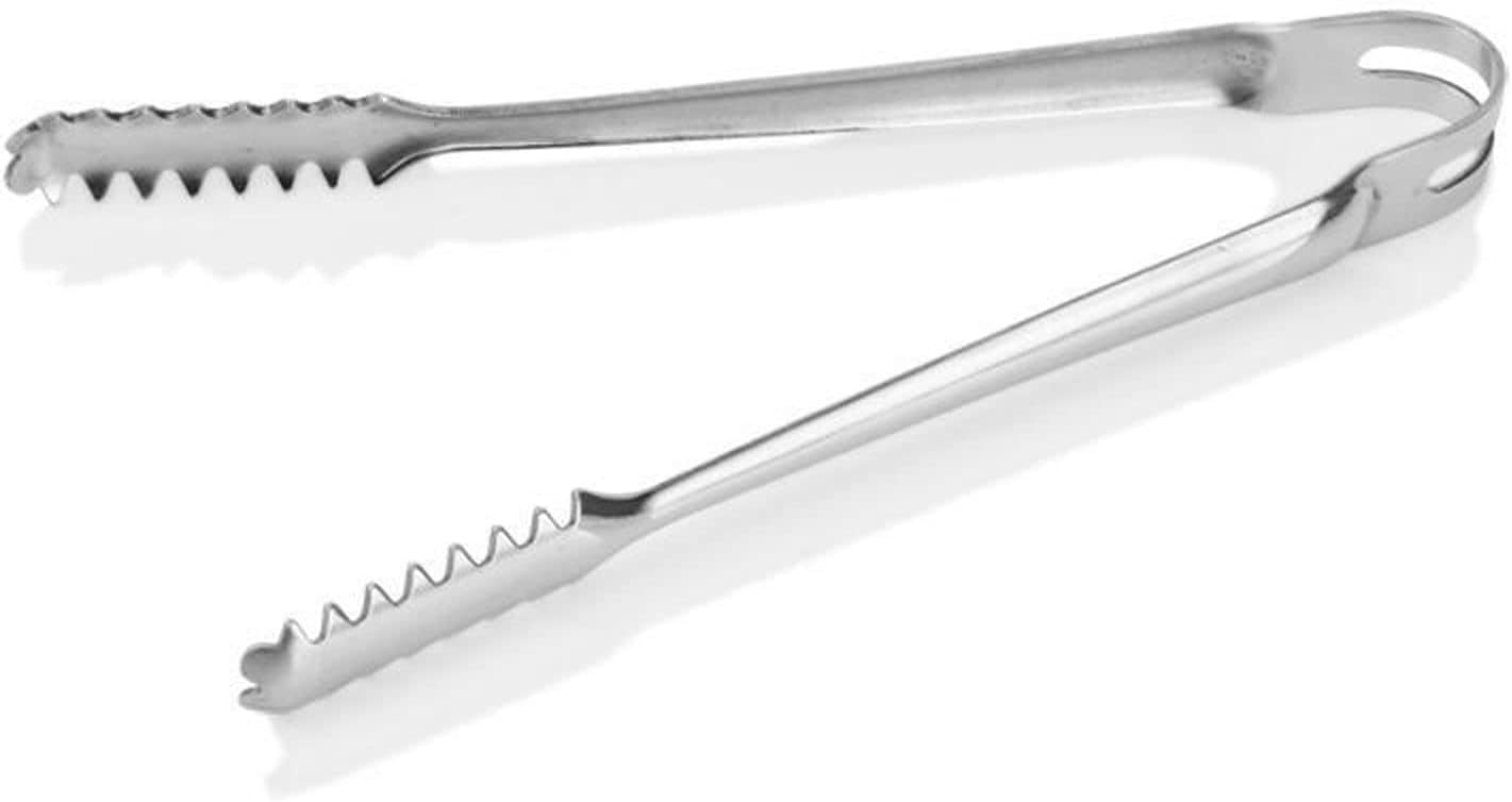 Pinzas para servir, pinzas de acero inoxidable para cocina, barbacoa y alimentos, versátiles para pan, hielo y cocinar
