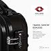Devillo® Hartschalenkofferset Kofferset 4tlg. S-M-L-XL, Schwarz - Hard Shell Trolley Koffer Reisekoffer Reisekofferset Gepäck Rollkoffer Schloss 4 Rollen ABS-Hartschale Teleskopgriff