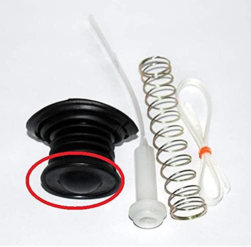 Drain Water Valve Rubber Seal Set | Semi Automatic Drain Pipe Rubber | Washing Machine Drain Valve | Washing Machine Spare Parts (Compatible for Videocon, Type 2 (Bottom Curve))