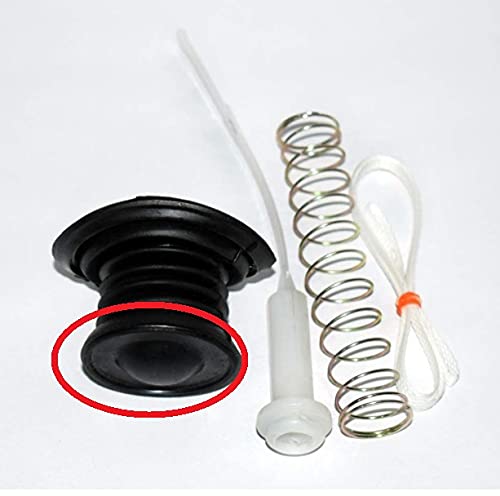 Sanavya® Drain Water Valve Rubber Seal Set | Semi Automatic Drain Pipe Rubber | Washing Machine Drain Valve | Washing Machine Spare Parts (Compatible for Videocon, Type 2 (Bottom Curve))