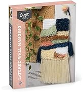 Craft Crush Latched Wall Hanging Craft Kit - DIY Kits for Home Decor - Includes Latch Hook, Braid...
