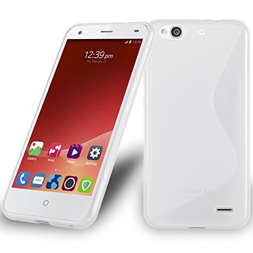 Cadorabo Funda para ZTE Blade S6 Lux en Semi Transparente   Cubierta Proteccíon de Silicona TPU Delgada e Flexible con Antichoque   Gel Case Cover Carcasa Ligera