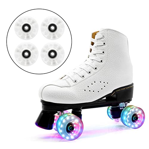 Fancyes Quad Roller Skate Luminous Six, Acessórios para Patins com Rolamentos Instalados para Patins