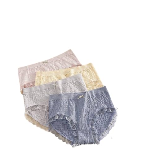 Women Premium Soft Cotton Lace Hipster Panties Breathable Seamless Stretch Bikini Innerwear Elegant Comfort Multicolor Pack of 4-image-46
