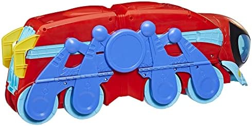 Marvel Spidey and His Amazing Friends Spider Crawl-R 2-in-1 Deluxe Headquarters Playset, Preschool Toy for Age 3 and Up