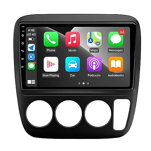 Vorally 9inch Car Stereo Radio Car-Play Android Auto GPS Navigation WiFi Portable Touch Screen with Backup Camera Bluetooth Mirror Link Car Audio Receiver Compatible for CRV 1995-2000