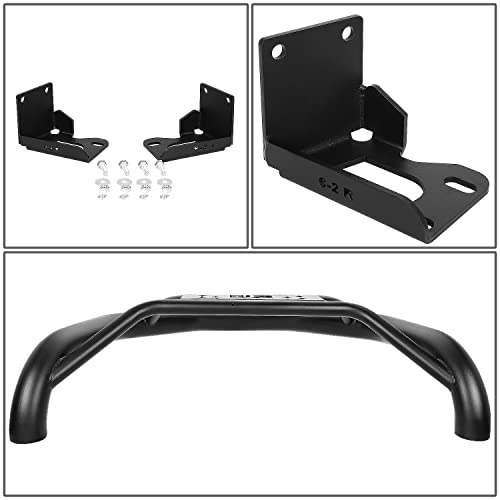 Image of J2 Engineering J2-PT-ZTL-8282 Carbon Steel Front Bumper Grill Guard Tubular Bull Bar Compatible with 99-04 F250 /F350 /F450 /F550 SD, Black