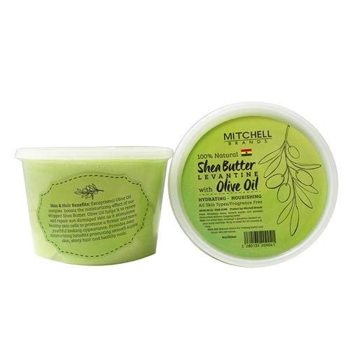 Raw Shea Butter Organic Unrefined - Karite Butter, Formulated to Nourish and Moisturise Skin, with Olive Oil