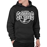 Junk Food NBA - San Antonio Spurs - Monochromatic Arch - Officially Licensed Adult Pullover Fleece Hoodie for Men and Women