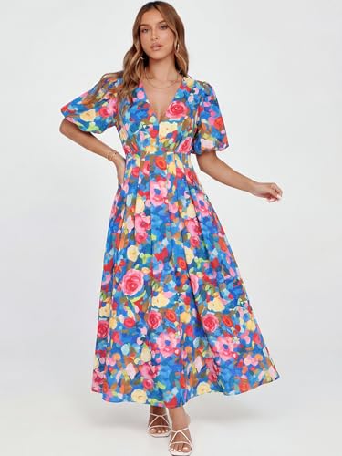 Image of Sissyaki Women's Floral Maxi Dress 2026 Summer Spring Wedding Guest Dress