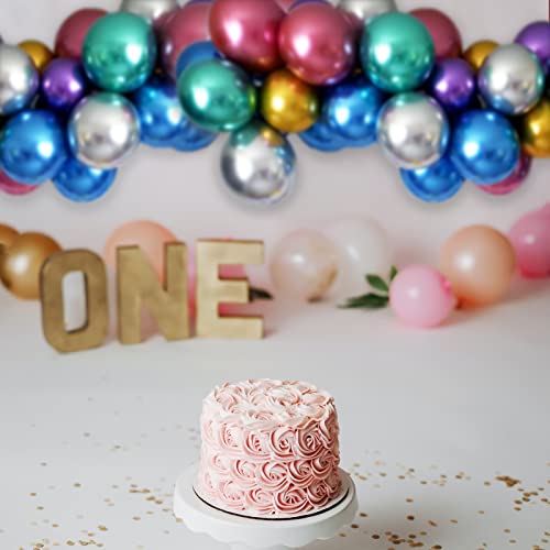 Colorful Party Balloons 12Inch, 100Pcs Thickened Assorted Color Metallic Latex Balloons For Wedding Birthday Baby Shower (Multi) #TOP4