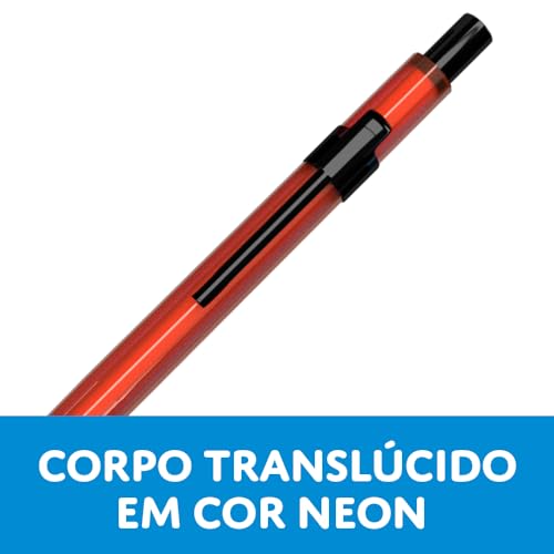 CIS Lapiseira Tecnocis Neon 0.5 - Laranja - Blister com 1 unidade + 1 tubo grafite