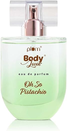 Plum BodyLovin' Oh So Pistachio Perfume | Long Lasting & Premium Oriental Gourmand Fragrance | Luxury Perfume For Women | ...