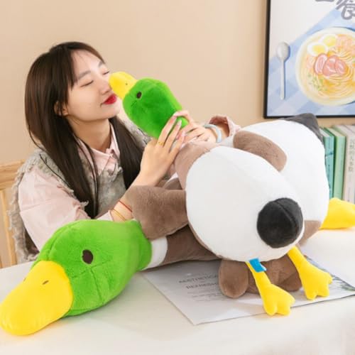 OUKEYI Stockente Plüsch, Ente Stofftiere, Stockente Plüsch, Ente Stofftiere, Stockente Baby Stuff Plüschtier (75 cm)