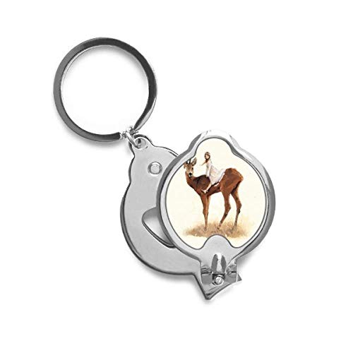 Coupe-ongles Fille de Deer animaux avec lames en acier affûtées DIYthinker