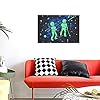 NONHAI Canvas Wall Art for Living Room Bedroom Decorative Painting Art Posters Modern Hanging Canvas Print Artwork Glow in The Dark Wall Art Aesthetics Paintings 12x18 Inch #3