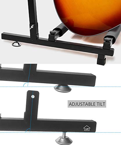 Morimoe Guitar Bass Stand for Multiple Guitars Display Foldable Rack (9-Space)