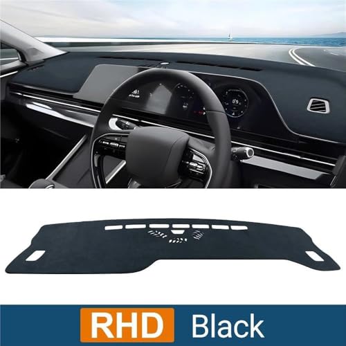 Protector de salpicadero premium para Chery Omoda 5 C5 alfombra negra texturizada 2