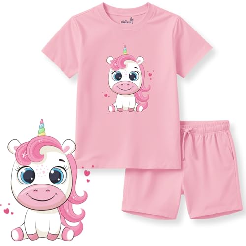 Image of minicult kids Kids Cotton Shorts and Matching Tshirt Coord clothing set with Cute Prints Clothing Set (200gsm Cotton Fabric)(pack of 2)